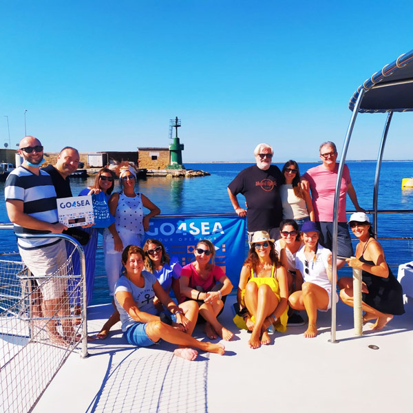 Go4sea con agenti di viaggio e Jonian Dolphin Conservation
